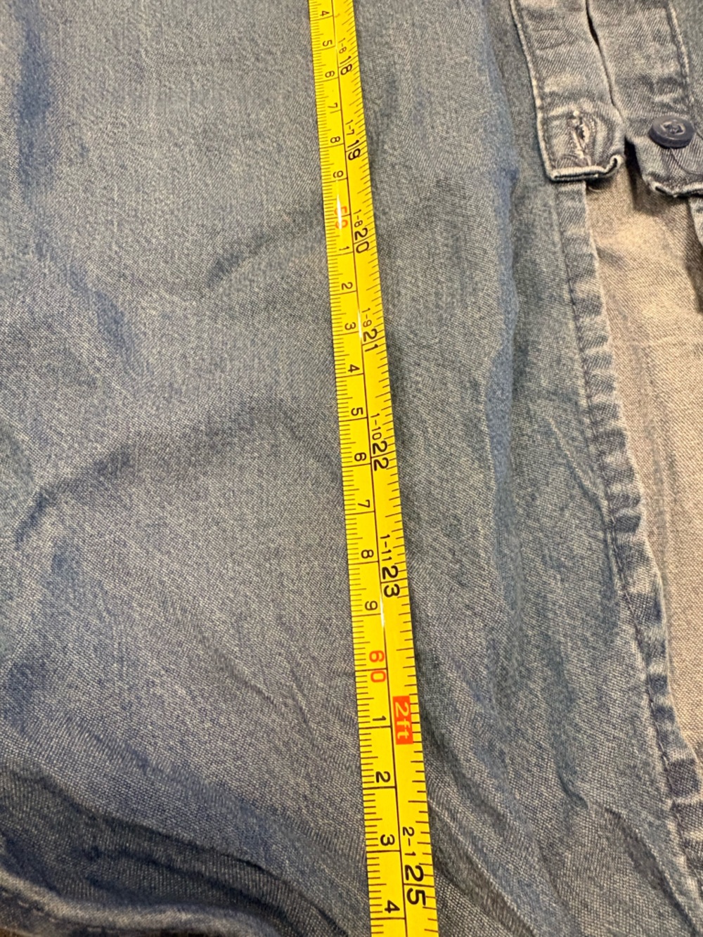 Blue Button-Up Top - Size Small - Picture 13 of 15